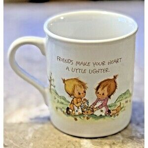 Hallmark Betsey Clark Coffee Cup Mug Mates Vintage 1983 Made in Japan 10 Oz.